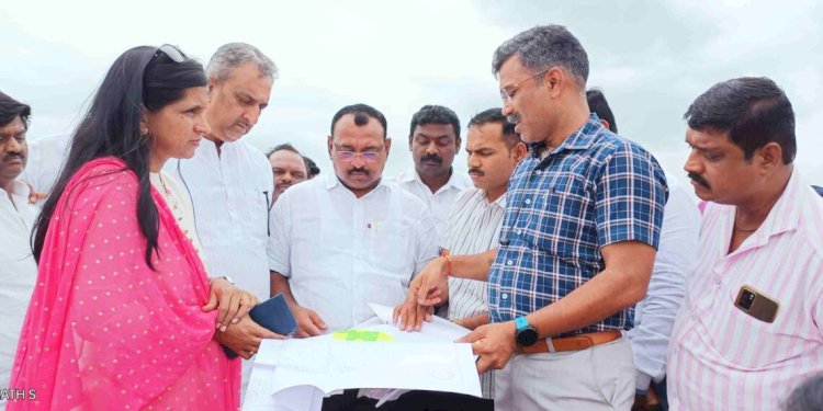 *आ.समाधान आवताडे यांच्या पाठपुराव्याल यश पथकाकडून आज जागेची पाहणी:-*