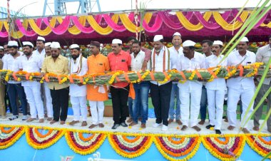 लवंगी येथील भैरवनाथ साखर कारखाना ७ लाख मे. टन ऊसाचे गाळप करणार - व्हा. चेअरमन अनिल सावंत यांची माहिती..