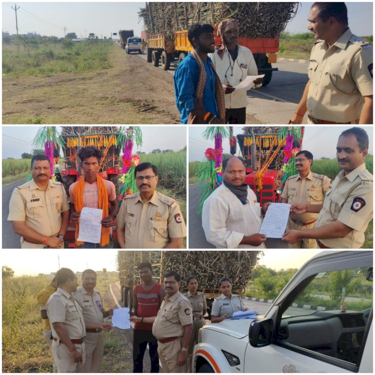 पंढरपूर व मंगळवेढ्यात ऊस वाहतूक करणाऱ्या  वाहनांवर 'आरटीओ'ची कारवाई; 'एवढ्या' लाखांचा दंड वसूल!