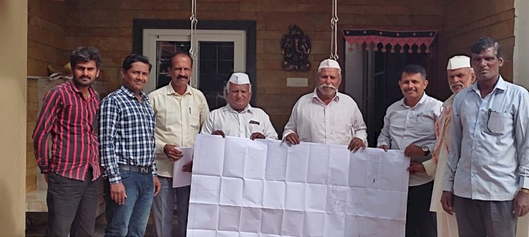सरकोली पर्यटन स्थळ निर्मिती करण्याकरिताचा नकाशा तयार...