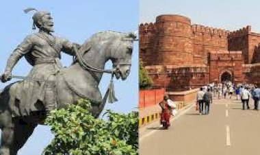 आग्रा किल्ल्यात शिवजयंतीला परवानगी नाकारल्याने शिवप्रेमी संतप्त; औरंगाबादच्या क्रांती चौकात आंदोलन.