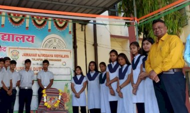 नवोदय विद्यालयात श्रीराम नवमी उत्साहात साजरी..