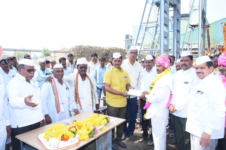 आवताडे शुगर अँण्ड डिस्टिलरीजचा प्रथम गळीत हंगाम सांगता समारंभ संपन्न...