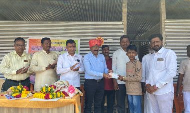 आदर्श प्राचार्य पुरस्कार विजेते डॉ. सुग्रीव गोरे सर यांचा ग्रामस्थांच्या वतीने नागरी सत्कार..