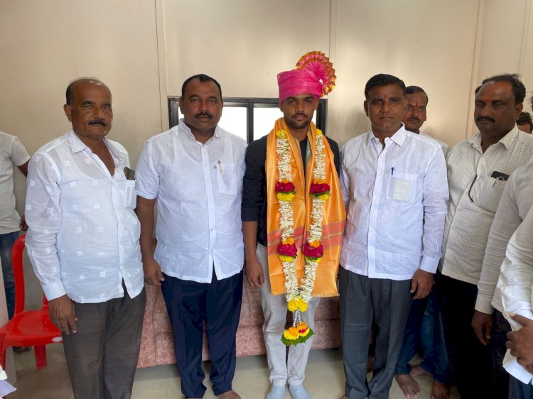 रहाटेवाडीचा ऋषिकेश पवार यांची केंद्रीय हवाई वाहतूक मंत्रालय अभियंता  म्हणून निवड,  मंगळवेढा तालुक्यात आनंदोत्सव साजरा..