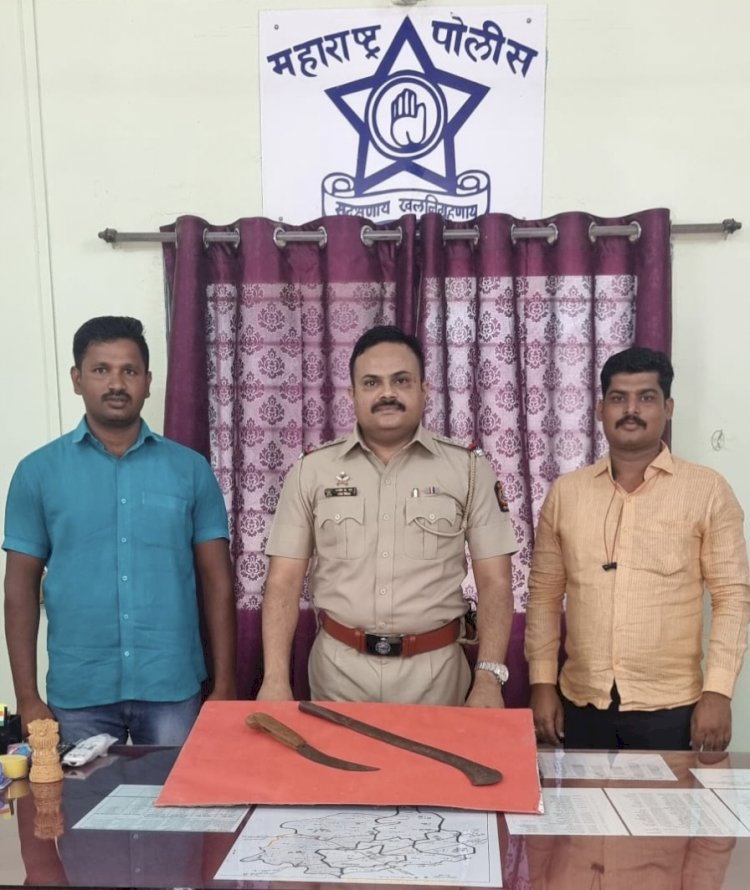 मंगळवेढा पोलिसांची उत्कृष्ट कामगिरी,  आर्म अँक्ट नुसार गुन्हा दाखल.
