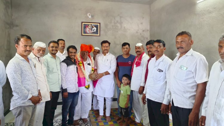 मुंढेवाडी येथे अभिजीत पाटील यांना सभासदांकडून चांगला प्रतिसाद...
