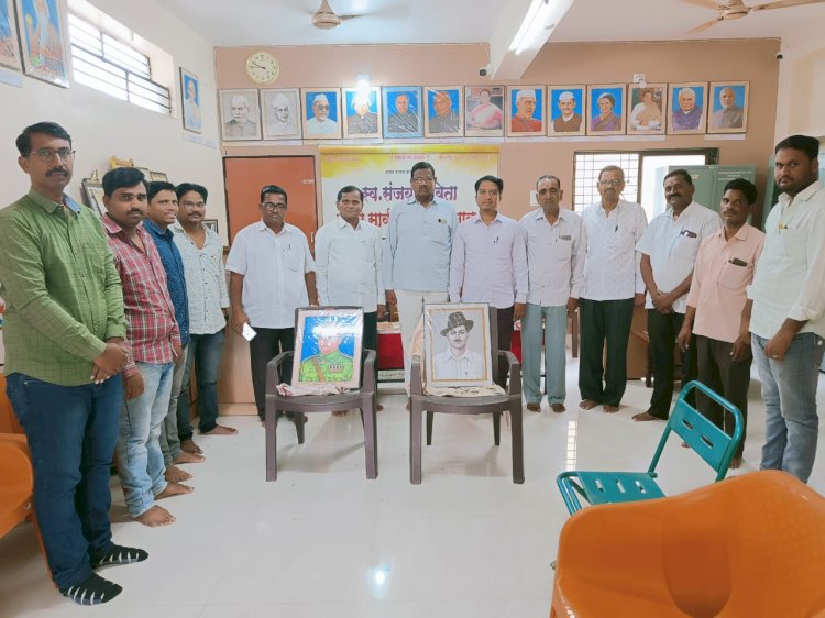 मेरी मिट्टी मेरा देश अभियान स्व. संजय -सविता स्मृती वाचनालयात साजरा .