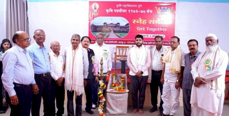 स्वेरीमध्ये कृषी महाविद्यालय,पुणेचे  सातवे स्नेहसंमेलन थाटात संपन्न..
