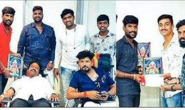 श्री. गणेश मित्र मंडळाच्यावतीने रक्तदान शिबिराचे आयोजन 65 रक्तदात्याने केले रक्तदान, रक्तदानात महिलांचा उत्स्फुत सहभाग