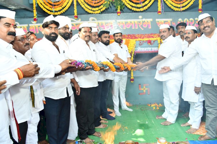 आवताडे शुगर यंदा साडेपाच लाख मे.टन उसाचे गाळप करणार- आ समाधान आवताडे  बॉयलर अग्नी प्रदीपन सोहळा संपन्न!
