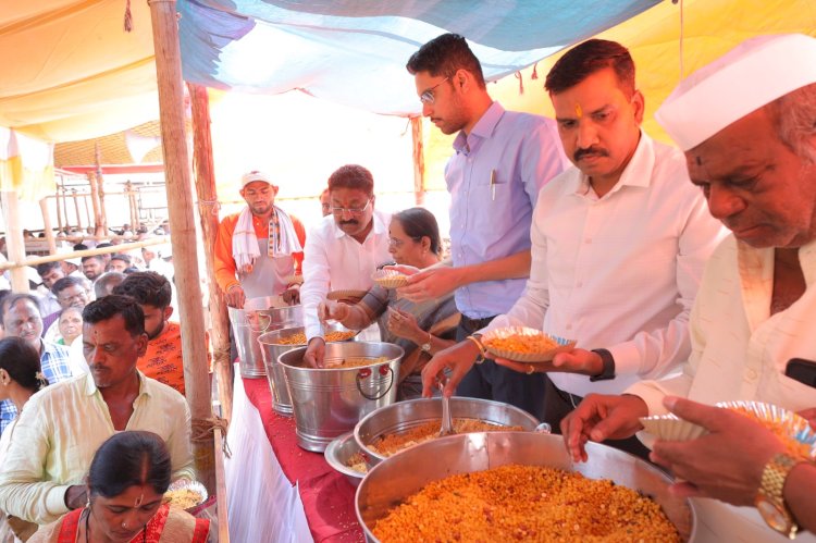 कार्तिक यात्रेत यावर्षी प्रथमच पत्राशेड येथे मंदिर समिती मार्फत अन्नछत्र सुरू,  कार्यकारी अधिकारी श्री .राजेंद्र शेळके यांची माहिती.