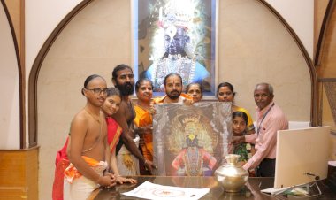 विठ्ठल - रुक्मिणी मातेस विठ्ठल भक्तांकडून २ किलो १०८ ग्रॅम चांदीची घागर भेट