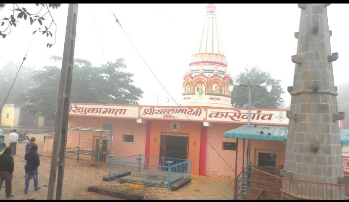 कासेगाव येथील यल्लमा देवीच्या मंदीरातील दागिण्यांच्या चोरी प्रकरणातील आरोपीस अटक.. भाविक भक्तांकडून पोलिसांचे कौतुक