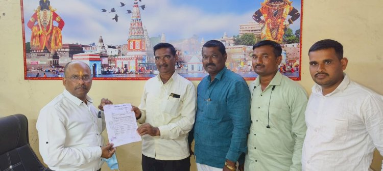 खेडभोसे येथील मोडी लिपीतील तब्बल 249 नोंदी पंढरपूर तहसीलदार कार्यालय प्रसिद्ध कराव्यात :- नागरिकांनी निवेदनाद्वारे केले मागणी