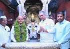 केंद्रीय वित्त राज्यमंत्री डॉ. भागवत कराड यांनी घेतले श्री विठ्ठल- रुक्मिणी मातेचे दर्शन