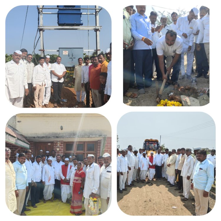 आमदार समाधान आवताडे यांच्या हस्ते तपकिरी शेटफळ व खर्डी येथील विविध विकास कामांचे भूमिपूजन ,  तपकिरी शेटफळ येथील सरपंच ,उपसरपंच ,ग्रामपंचायत सदस्या सह शेकडो कार्यकर्त्यांनी केला  भाजपमध्ये प्रवेश