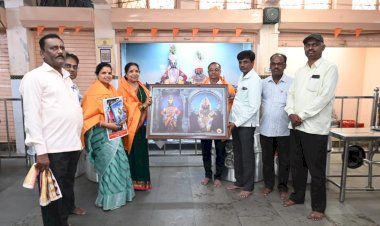 दानशुर भाविकामार्फत श्री विठ्ठल रुक्मिणी मंदिर समितीला अन्नछत्रासाठी जर्मनची भांडी भेट;