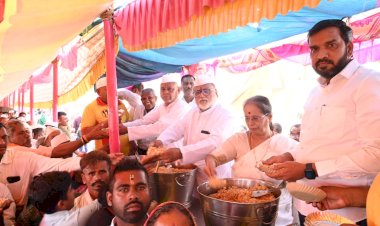 चैत्री एकादशी निमित्त  श्री विठ्ठल- रुक्मिणीमातेची नित्य पूजा संपन्न..