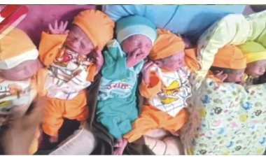 अबब! एकाच वेळी सहा बाळांना दिला जन्म; मातेसह चार मुले व दोन मुली ठणठणीत