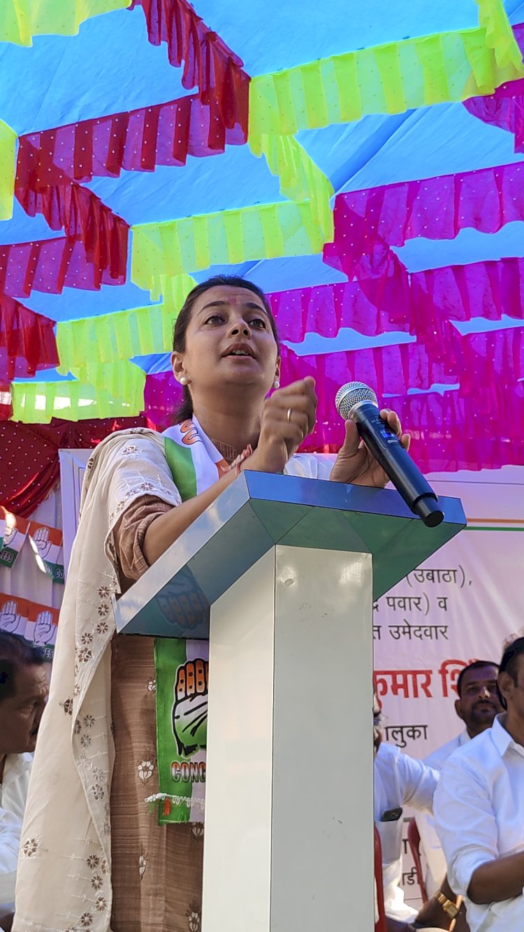 भाजपमुळे लोकशाहीला दृष्ट लागली - आमदार प्रणिती शिंदे