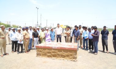 पालखी तळ व मार्गावर भाविकांना आवश्यक सर्व सोयी सुविधा देण्यास  प्राधान्य द्यावे- जिल्हाधिकारी कुमार आशीर्वाद    पालखी तळांची व मार्गाची जिल्हाधिकाऱ्यांकडून पाहणी