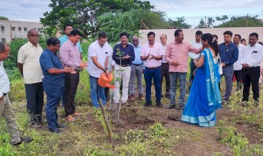 बार्शीच्या कॉलेज ऑफ एज्युकेशनमध्ये "वृक्षोत्सव पंधरवडा" उत्साहात संपन्न..