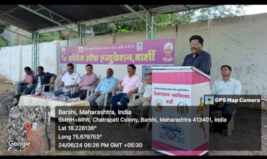 बार्शीच्या कॉलेज ऑफ एज्युकेशनमध्ये "वृक्षोत्सव पंधरवडा" उत्साहात संपन्न..