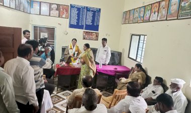 माढा मतदारसंघा बरोबर  पंढरपूर भागातील 42 गावातील जनतेचा विकास करणार-, नगराध्यक्ष मीनल साठे   साठे कुटुंबीयांचा मतदारसंघा तील 42 गावात झंजावती दौरा..