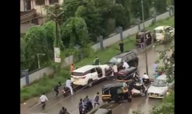 बदलापूर पुन्हा हादरलं!   बापाचं निर्घृण कृत्य, लेक-पत्नी बसलेल्या गाडीला समोरून जोरदार धडक