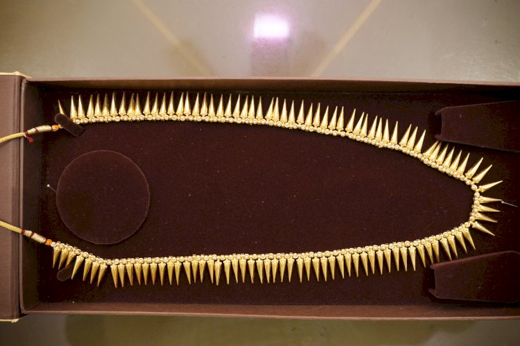 श्री विठ्ठल - रूक्मिणी मातेच्या चरणी 9 लाख किंमतीचा सोन्याचा हार अर्पण,