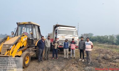 पंढरपुरात अवैध वाळू वाहतूकीवर महसूल प्रशासनाची कारवाई - तहसिलदार- सचिन लंगुटे