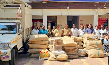 पंढरपुर शहर गुन्हे प्रकटीकरण शाखेची अवैध गुटखा वाहतुकीवर धडक कारवाई  एक मालवाहुतक बोलरो पिकअप सह १९,२०,००० रू किमतीचा प्रबिंधित, गुटखा व तंबाखूजन्य मुददेमाल ताब्यात