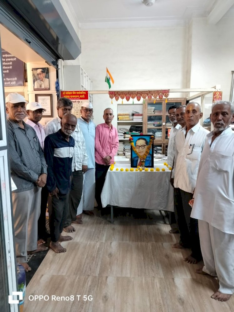 श्री वर्धमान जैन सार्वजनिक तालुका वाचनालय,बार्शी येथे भारतरत्न महामानव डॉ बाबासाहेब आंबेडकर यांची जयंती मोठ्या उत्साहात साजरी..
