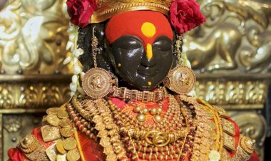 पंढरपूरात वटपौर्णिमे निमित्त श्री रूक्मिणीमातेस अलंकार परिधान