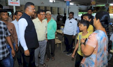 परिवहन मंत्री प्रताप  सरनाईक महामार्गावरील हॉटेल थांब्यांना अचानक भेट