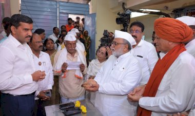 श्री विठ्ठल- रुक्मिणी मंदिरात टोकन दर्शन प्रणालीची प्रथम चाचणीचा समारंभ संपन्न - अध्यक्ष गहिनीनाथ महाराज औसेकर यांची माहिती.  ◼️ वारकरी भाविकांना प्राधान्य: मंदिर समिती मार्फत आवश्यक सोयी सुविधा उपलब्ध