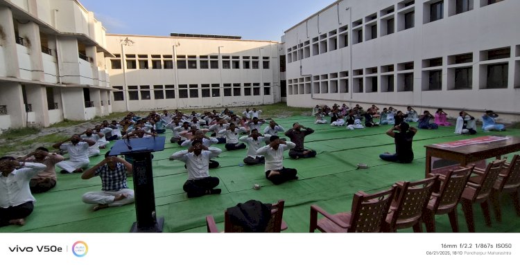 जिल्हा न्यायालय पंढरपूर येथे जागतिक योग दिन कार्यक्रम संपन्न..