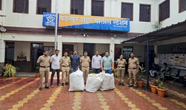 पंढरपुर शहर पोलीस स्टेशनची धमाकेदार कारवाई   ◼️  अवैद्य मार्गाने सुगंधीत तंबाखु विक्री करणाऱ्यावर गुन्हा दाखल.