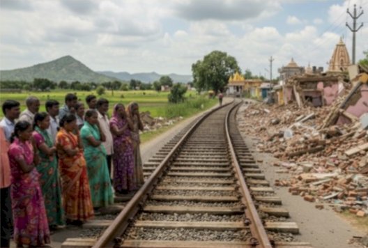 फलटण–पंढरपूर प्रस्तावित १०४ कि.मी. लांबीच्या रेल्वे मार्गास स्थानिक रहिवाश्यांच्या प्रखर विरोध