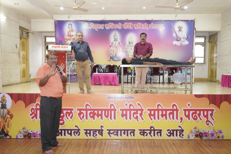 पंढरपूर कार्तिकी यात्रा : कर्मचा-यांना आपत्ती व्यवस्थापनाचे प्रशिक्षण;