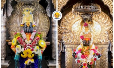 गुढीपाडव्यानिमित्त श्री विठ्ठल- रुक्मिणी मंदिरात आकर्षक फुलांची सजावट : व्यवस्थापक संदेश भोसले