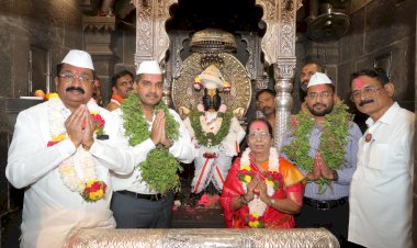 श्री विठ्ठल- रूक्मिणी मंदिरात  रामजन्मोत्सव उत्साहात साजरा, कार्यकारी अधिकारी राजेंद्र शेळके.