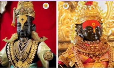 श्री विठ्ठल-रुक्मिणी मातेस अलंकार परिधान