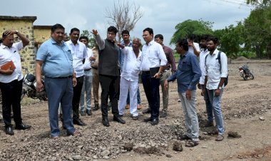 सोलापूरचे जिल्हाधिकारी एस. कार्तीकेयन यांनी केली पालखी मार्ग, तळांची पाहणी    ◼️ भंडीशेगाव येथील सोपानकाका महाराज पालखी सोहळा मुक्कामाचे काम प्रगतीपथावर