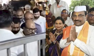 अखेर सोलापूरचे जिल्हा अधिकारी एस. कार्तिकेयन यांचा आदेश विठ्ठल मंदिरे समितीने टाकला केराच्या टोपलीत  ◼️ पंढरीच्या विठुरायाचे व्हीआयपी दर्शन सुरूच भाविकांमध्ये संतापाचे वातावरण