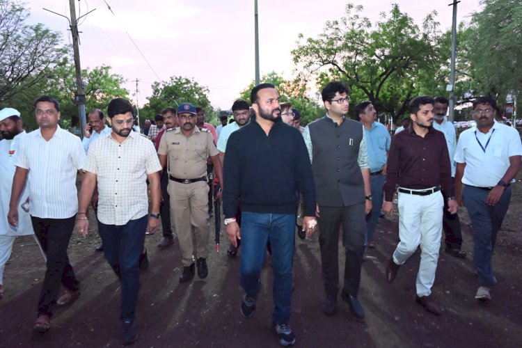 पंढरपूरच्या विठ्ठलाच्या दर्शनासाठी येणारा वारकरी हाच व्हीआयपी :-    पालकमंत्री ना .जयकुमार गोरे  ◼️ पालकमंत्री जयकुमार गोरे यांनी केली वाखरी पालखी तळाची पाहणी